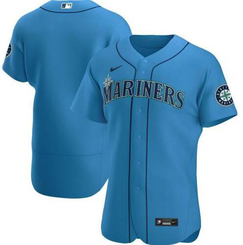 Custom Seattle Mariners blue jersey