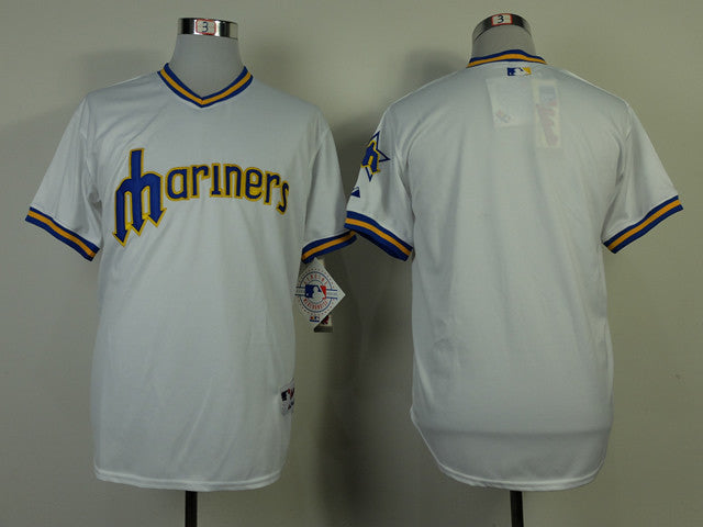 Custom Seattle Mariners white jersey