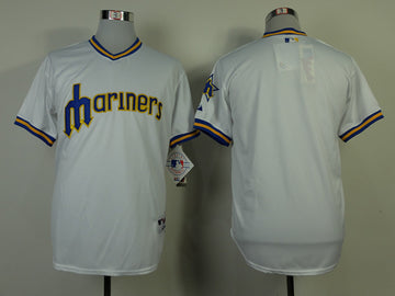 Custom Seattle Mariners white jersey