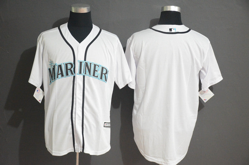 Custom Seattle Mariners white jersey