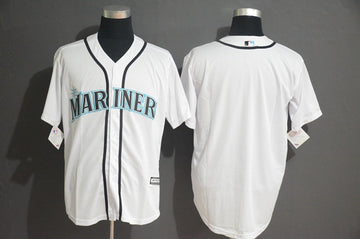 Custom Seattle Mariners white jersey