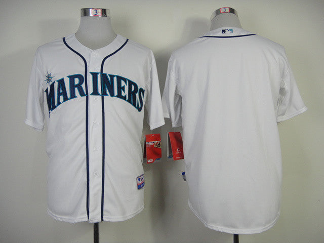 Custom Seattle Mariners white jersey