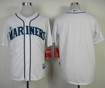 Custom Seattle Mariners white jersey