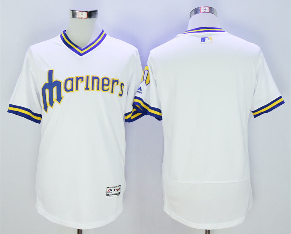Custom Seattle Mariners white jersey