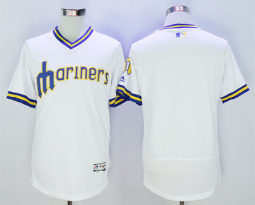 Custom Seattle Mariners white jersey