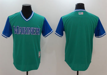 Majestic Seattle Mariners aqua jersey
