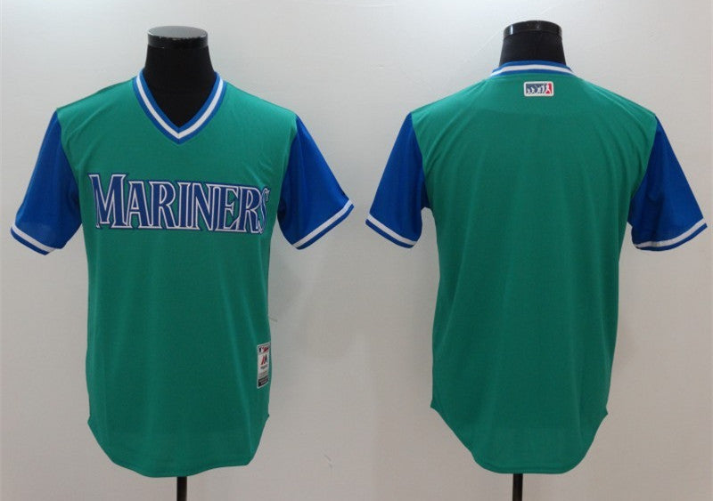 Majestic Seattle Mariners aqua jersey