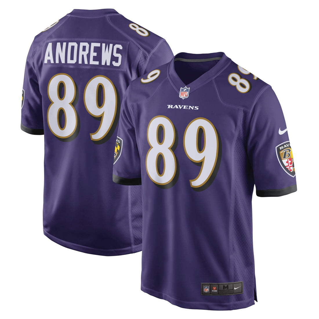 Mark Andrews Baltimore Ravens purple Game jersey
