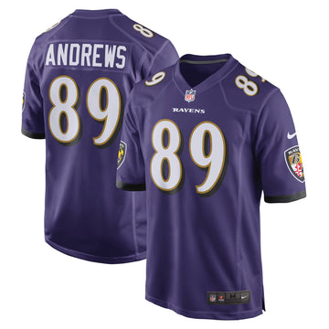 Mark Andrews Baltimore Ravens purple Game jersey