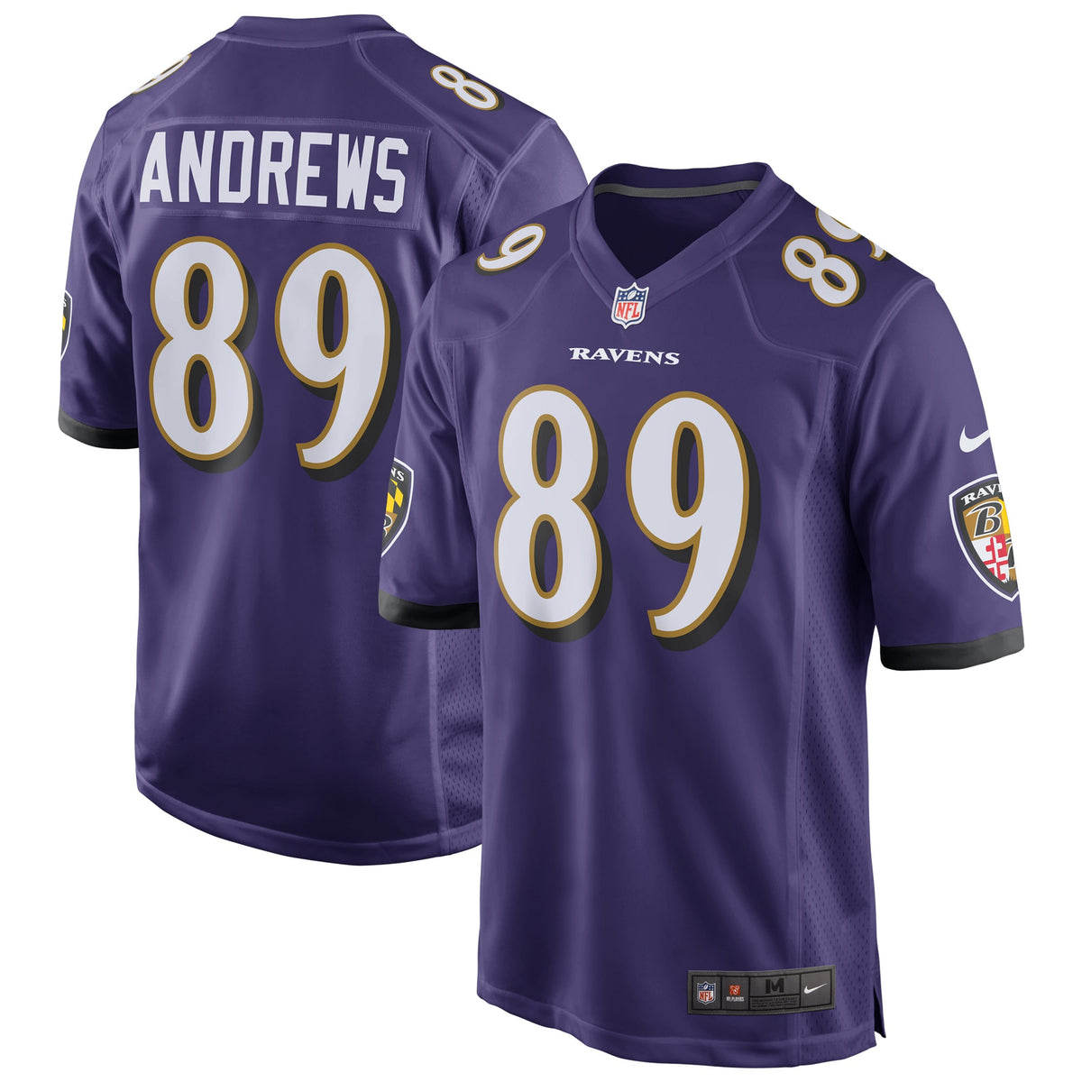 Mark Andrews Baltimore Ravens purple jersey