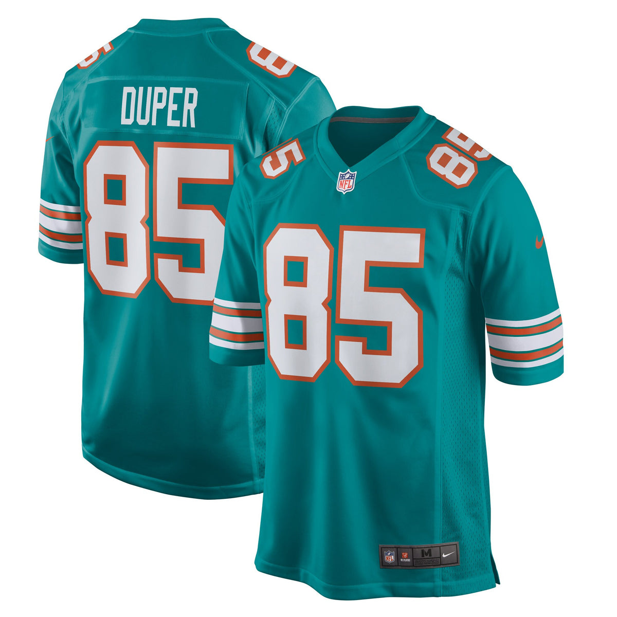 Mark Duper Miami Dolphins aqua jersey