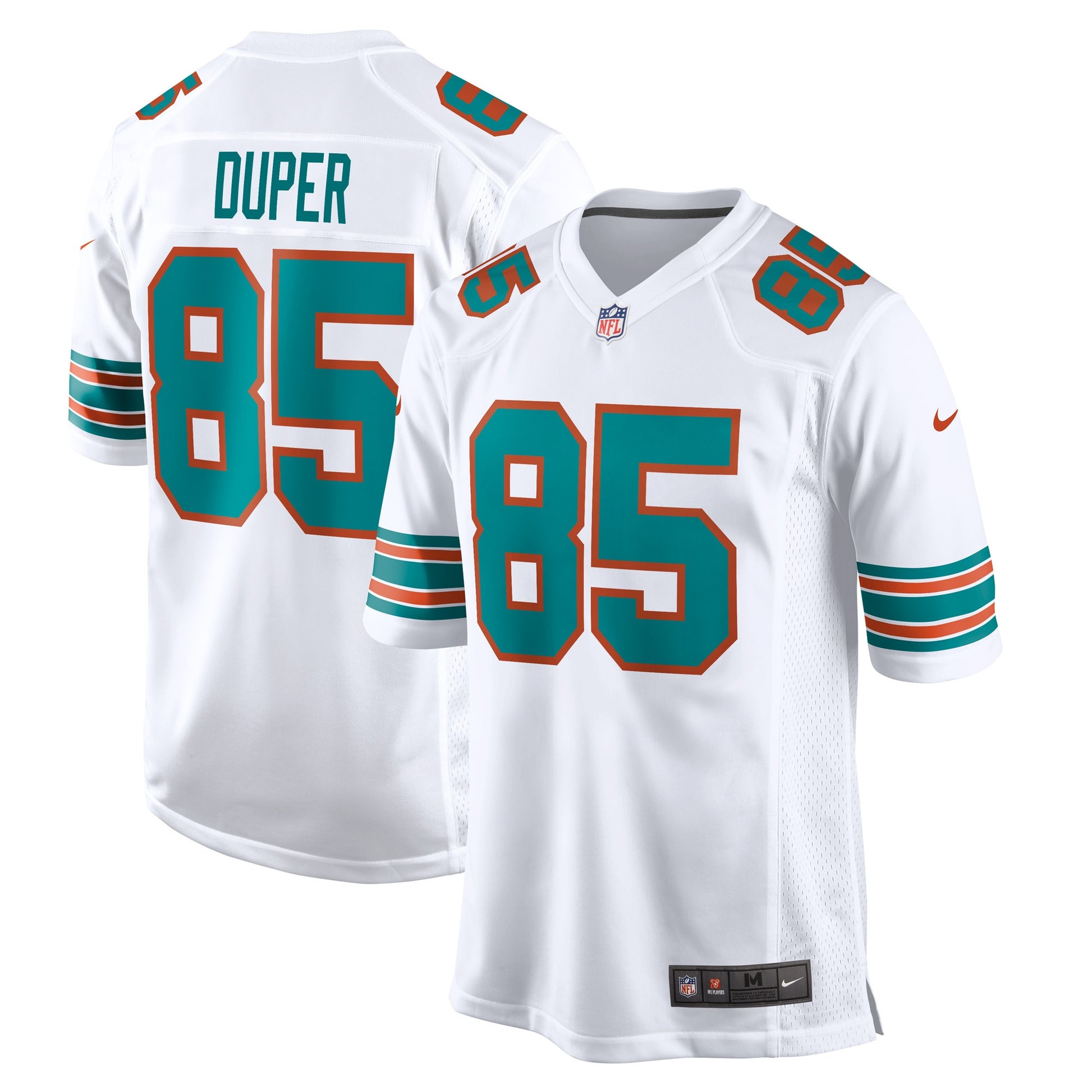 Mark Duper Miami Dolphins white jersey