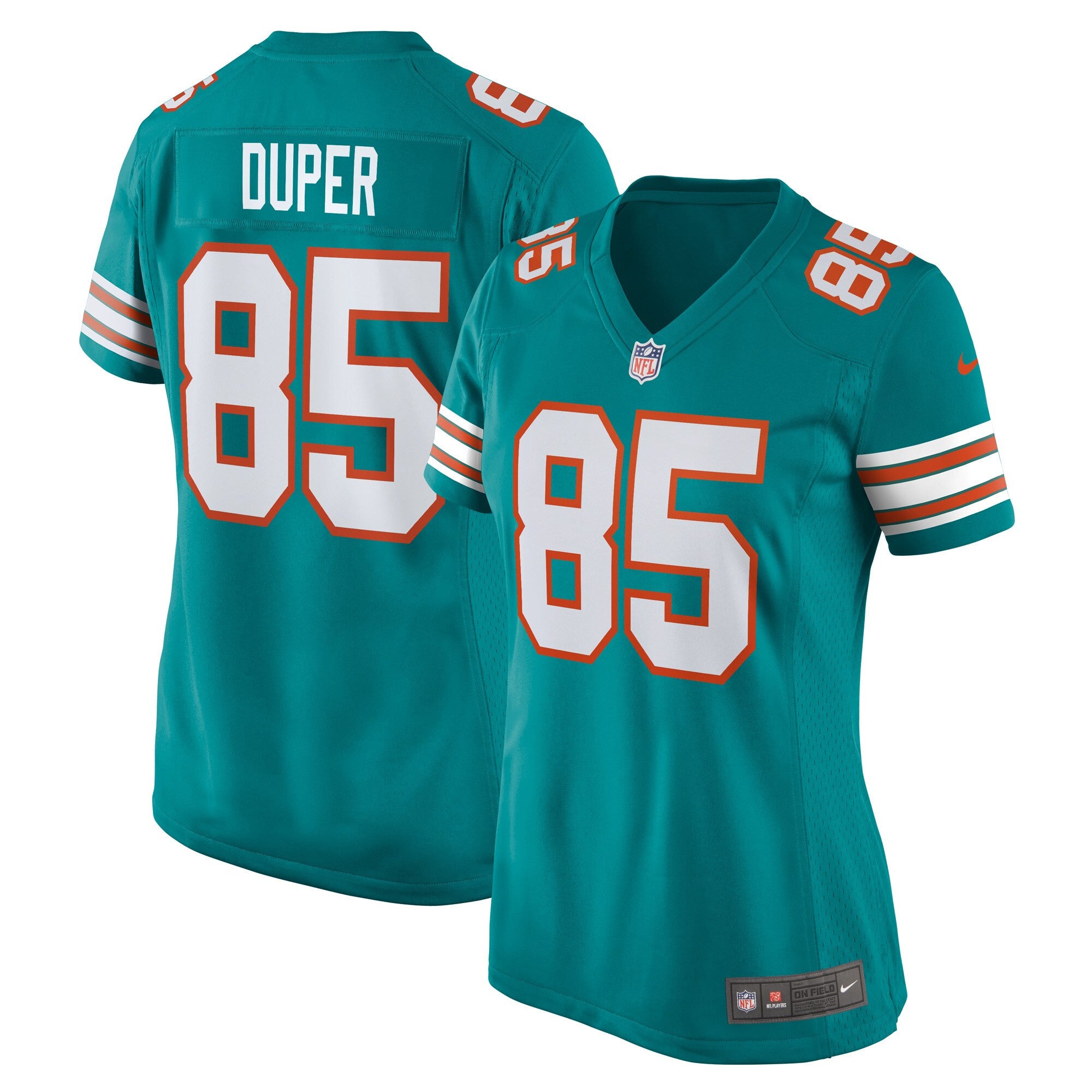 Mark Duper Miami Dolphins aqua jersey