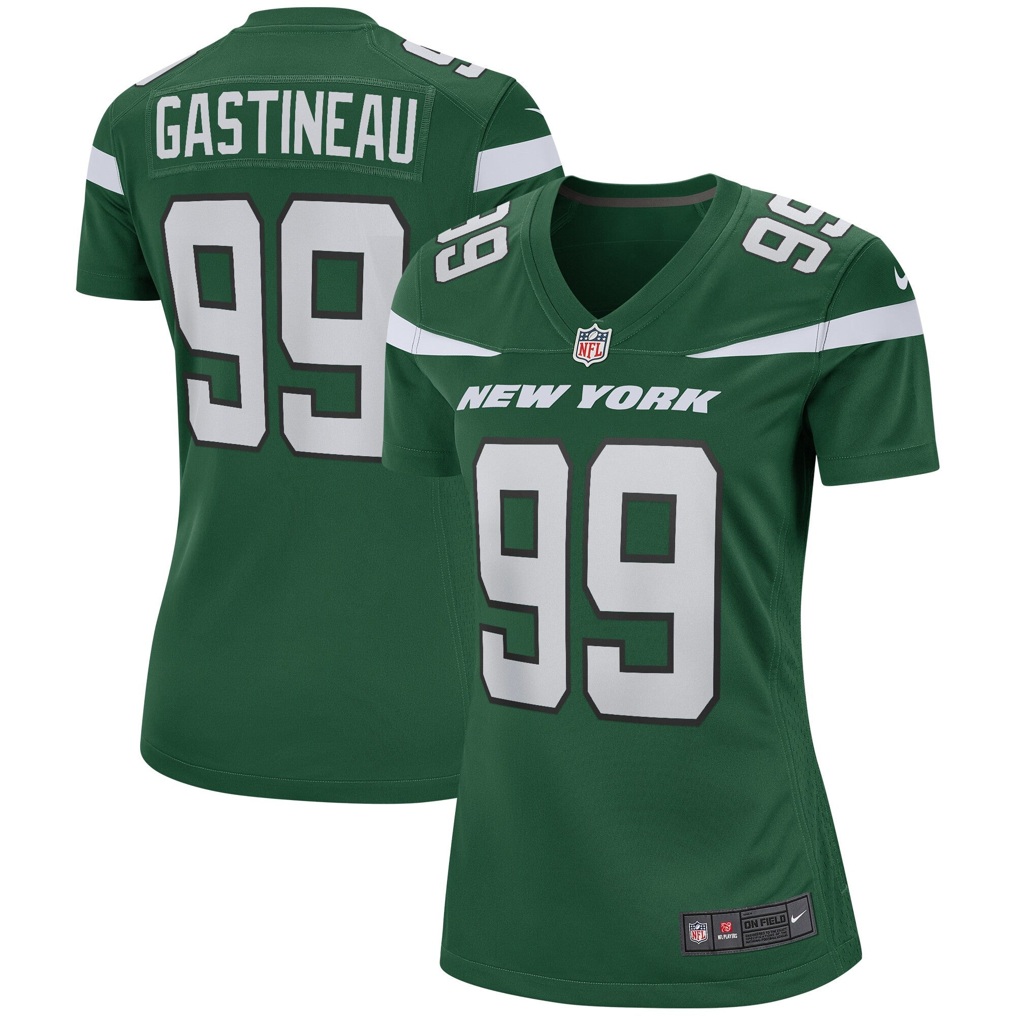 Mark Gastineau New York Jets green Game jersey