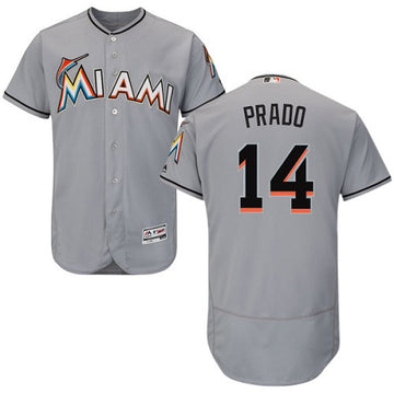 Martin Prado Miami Marlins gray jersey