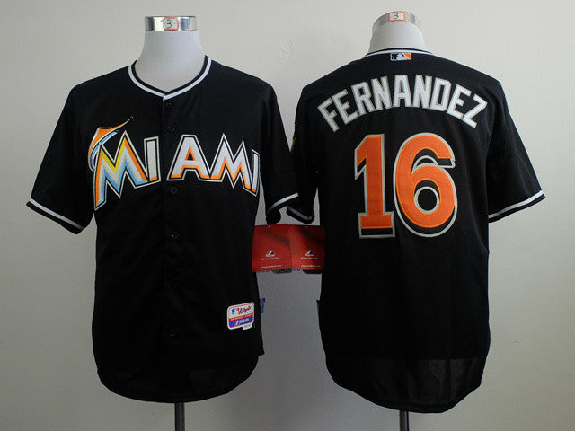Fernandez Miami Marlins black jersey