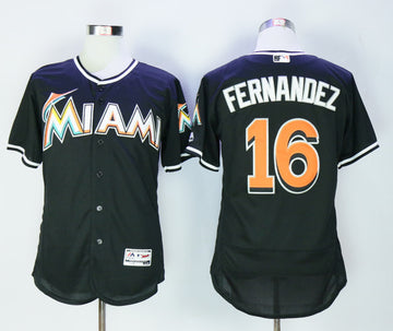 Jose Fernandez Miami Marlins black jersey