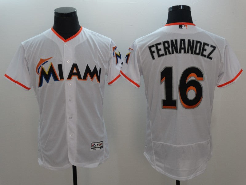 Jose Fernandez Miami Marlins white jersey