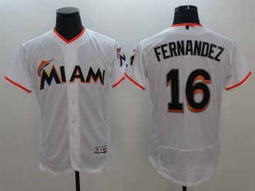 Jose Fernandez Miami Marlins white jersey