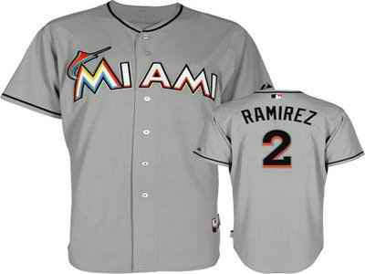 Ramirez Miami Marlins gray jersey