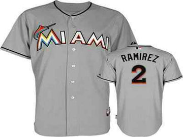 Ramirez Miami Marlins gray jersey