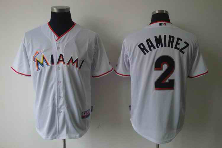 Ramirez Miami Marlins white jersey