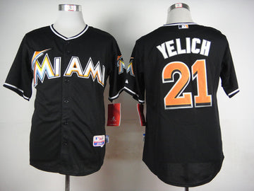Yelich Miami Marlins black jersey