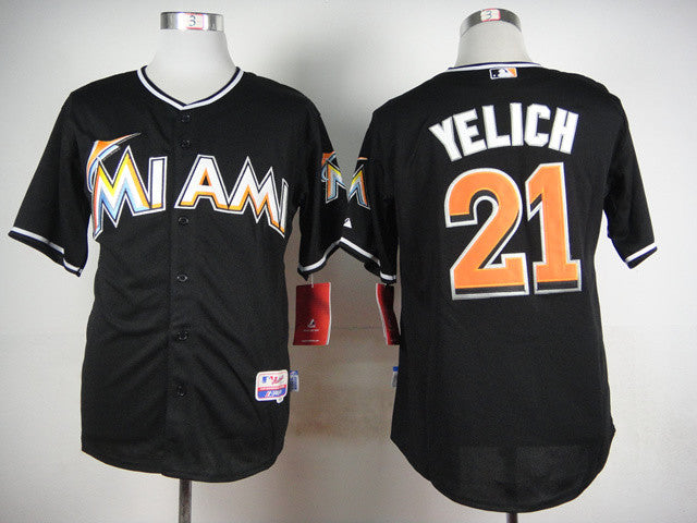 Yelich Miami Marlins black jersey