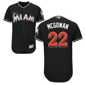 Dustin McGowan Miami Marlins black jersey