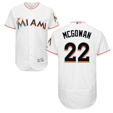 Dustin McGowan Miami Marlins white jersey