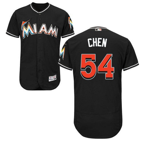 Wei Yin Chen Miami Marlins black jersey