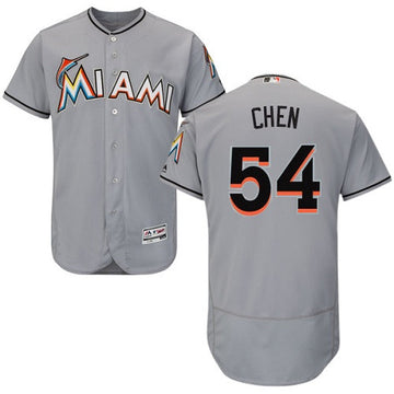 Wei Yin Chen Miami Marlins gray jersey