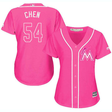 Wei Yin Chen Miami Marlins pink jersey