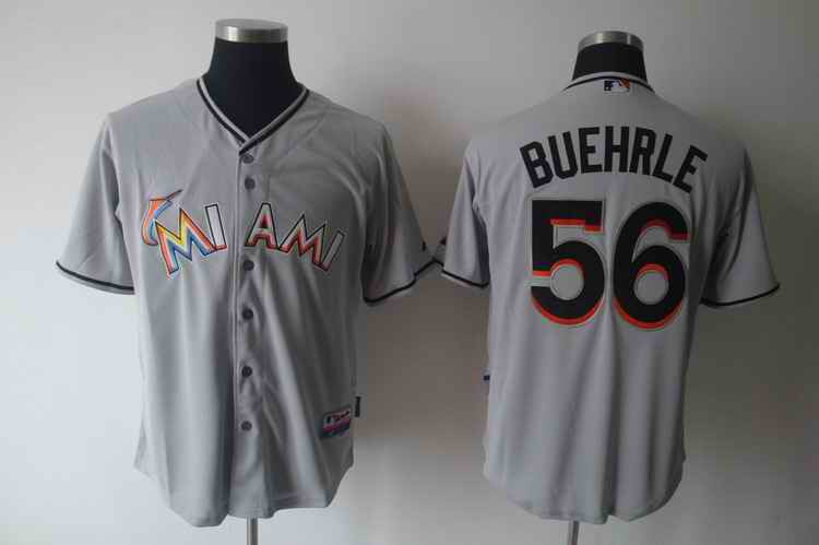 Buehrle Miami Marlins grey jersey