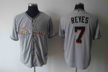Reyes Miami Marlins grey jersey