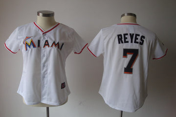 Reyes Miami Marlins white jersey
