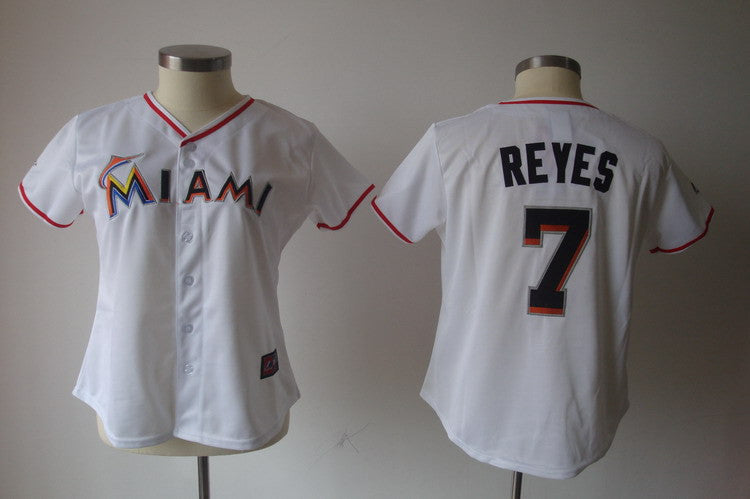 Reyes Miami Marlins white jersey