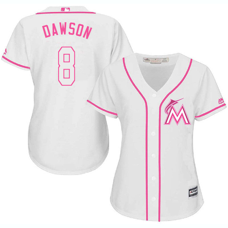 Andre Dawson Miami Marlins white jersey