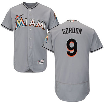 Dee Gordon Miami Marlins gray jersey