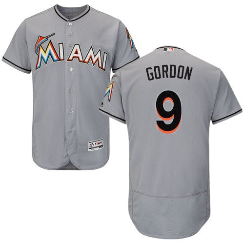 Dee Gordon Miami Marlins gray jersey