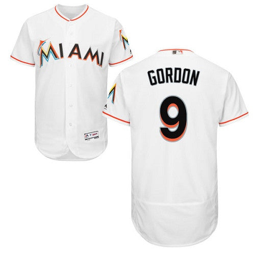 Dee Gordon Miami Marlins white jersey