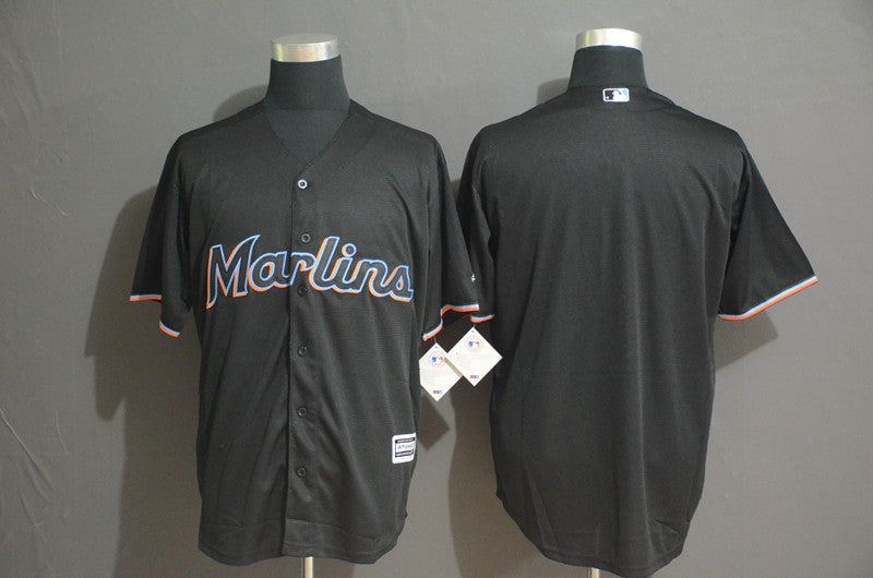Custom Miami Marlins black jersey