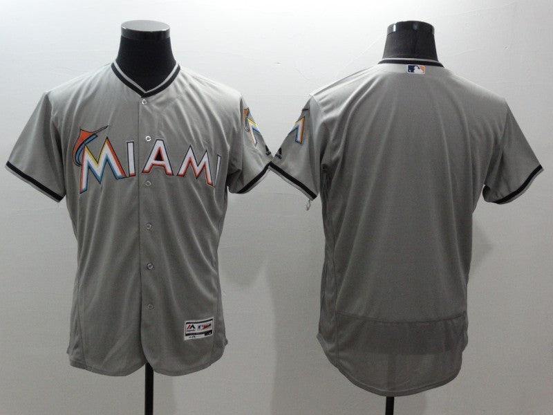 Custom Miami Marlins grey jersey