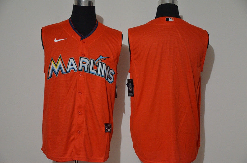 Custom Miami Marlins orange jersey