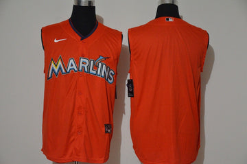 Custom Miami Marlins orange jersey