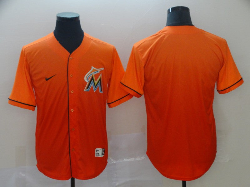 Custom Miami Marlins orange Fashion jersey