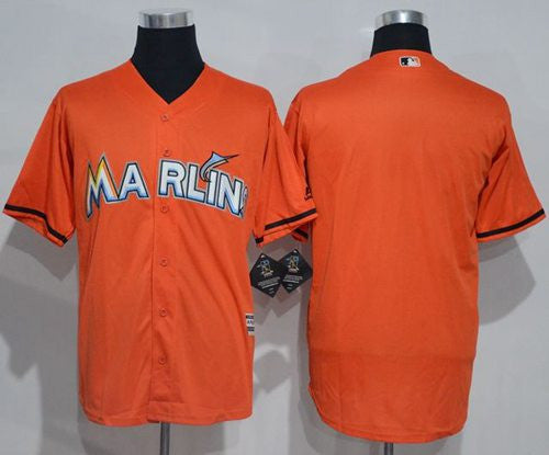 Custom Miami Marlins orange jersey