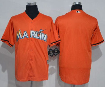 Custom Miami Marlins orange jersey