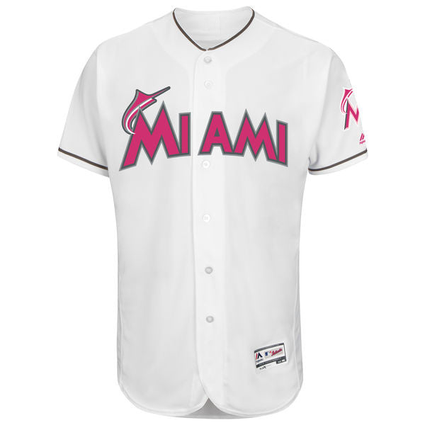 Custom Miami Marlins white jersey