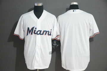 Custom Miami Marlins white jersey